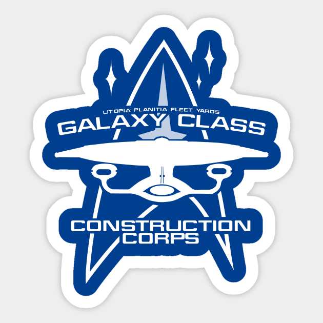 Galaxy Class Construction Corps Sticker by VeryBear